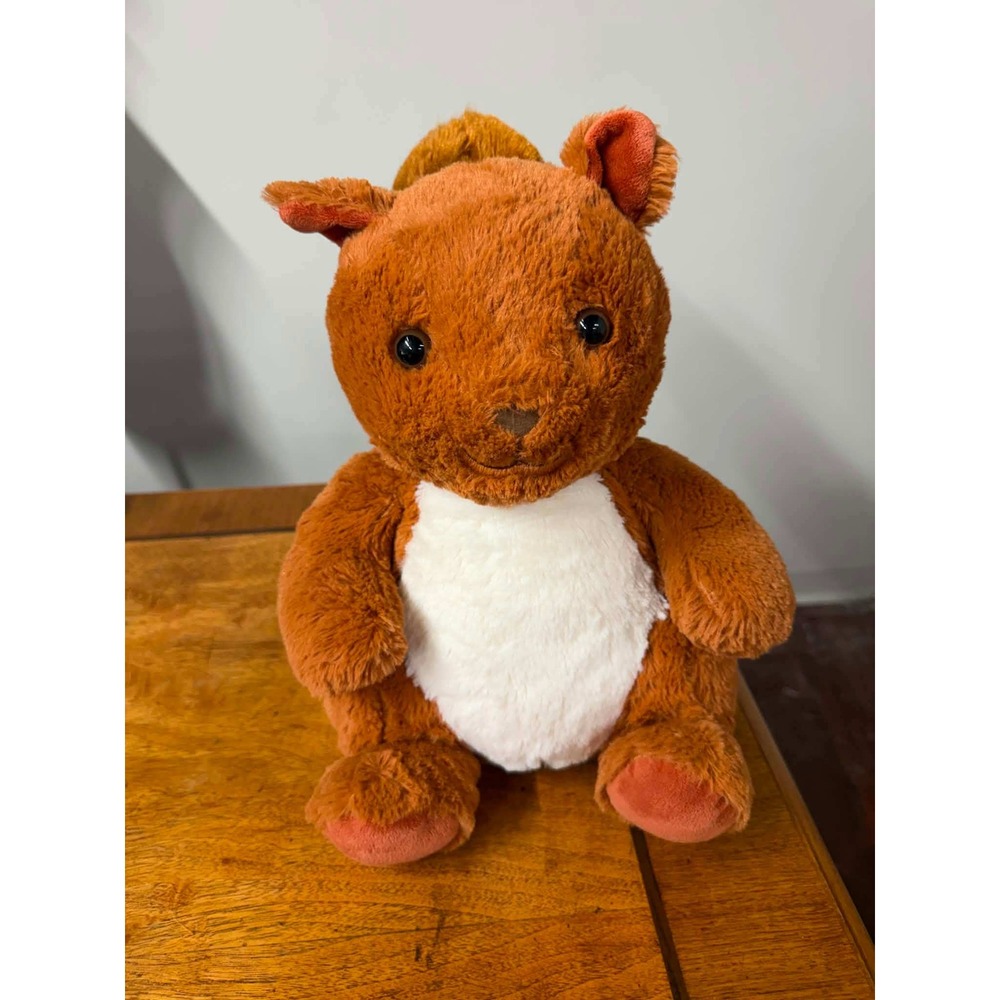 Build-A-Bear Unisex OS Orange Squirrel Plush Stuffed Animal Bushy Tail